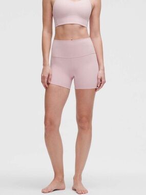 lululemon athletica Align High-Rise Short 4” in Pink Haze